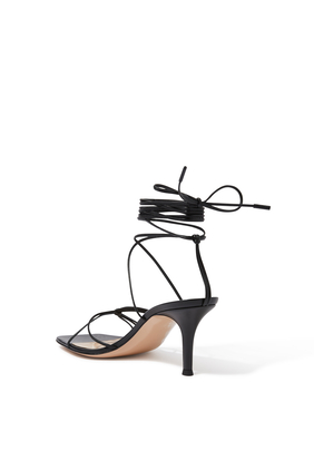 Strappy Ankle Wrap Sandals